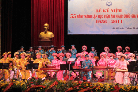 Nhiều hoạt động kỷ niệm 55 năm thành lập Học viện Âm nhạc quốc gia Việt Nam